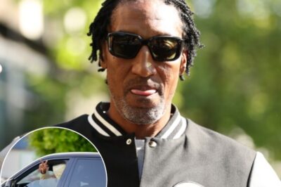 Scottie Pippen’s Mystery Woman Was Caught Flashing Her Assets From The Backseat Of His Car (PIC)